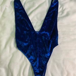 Fashionova velvet one piece bathing suit